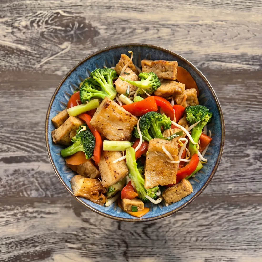 Spicy Lemongrass Stir Fry, Hủ Tiếu Áp Chảo