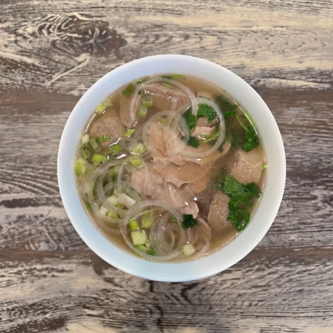Beef Eye Round & Meatball, Phở Tái Bò Viên