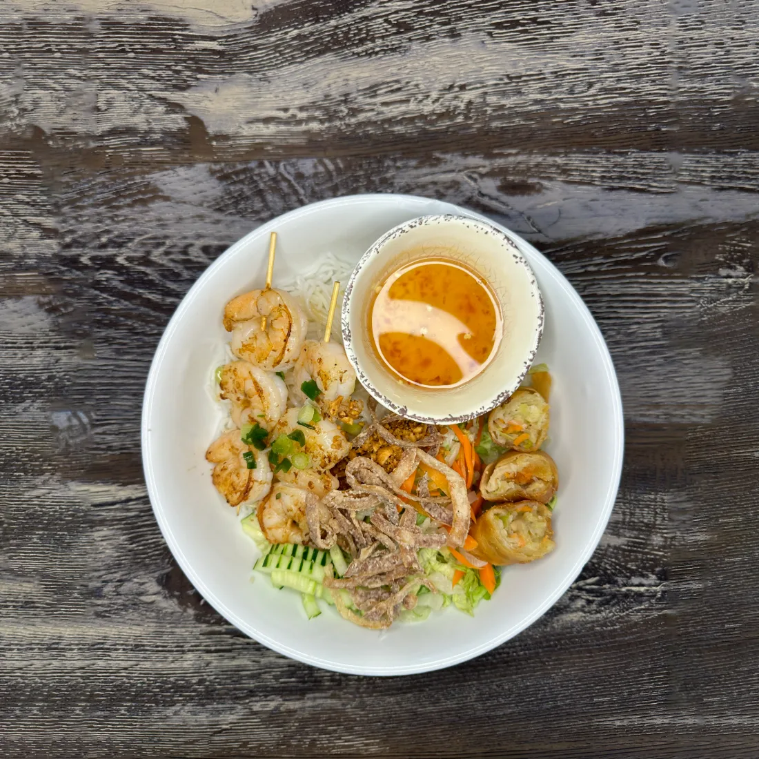 Grilled Shrimps, Bún Tôm Nướng
